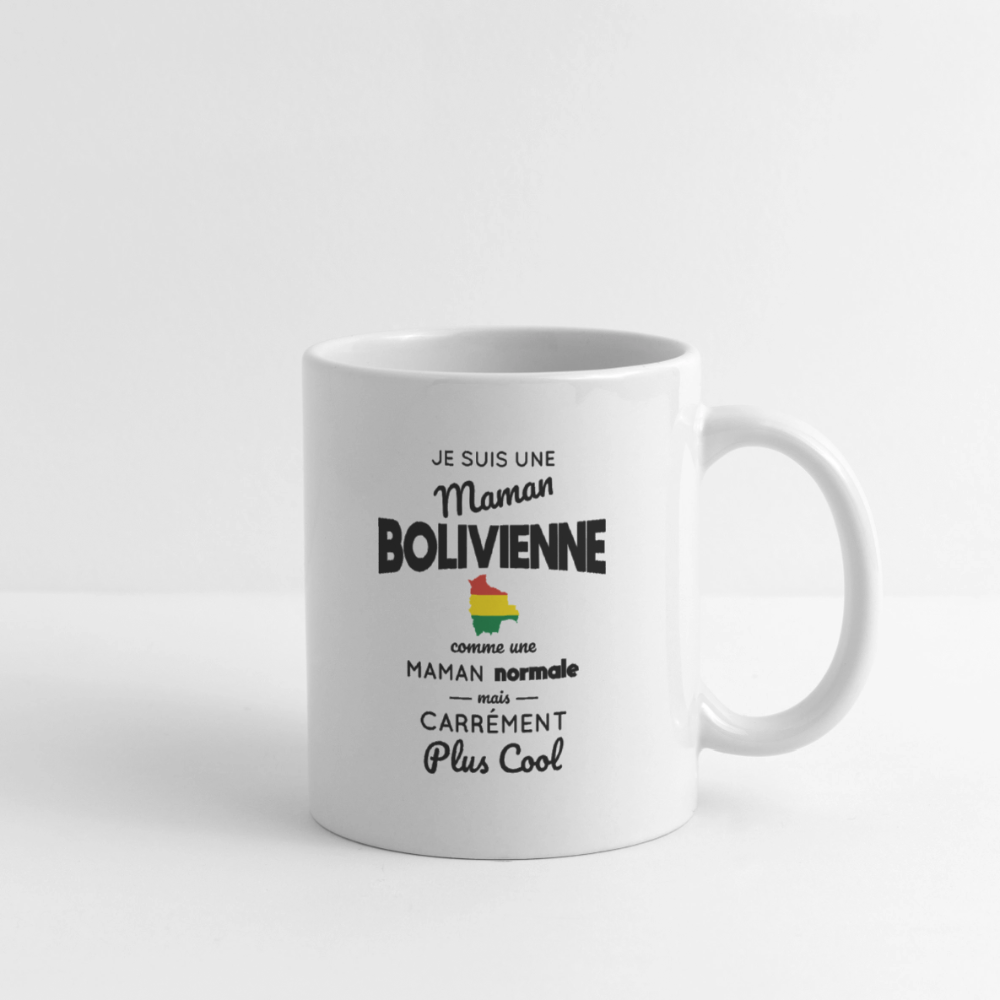 Mug blanc - maman Bolivienne plus cool - blanc