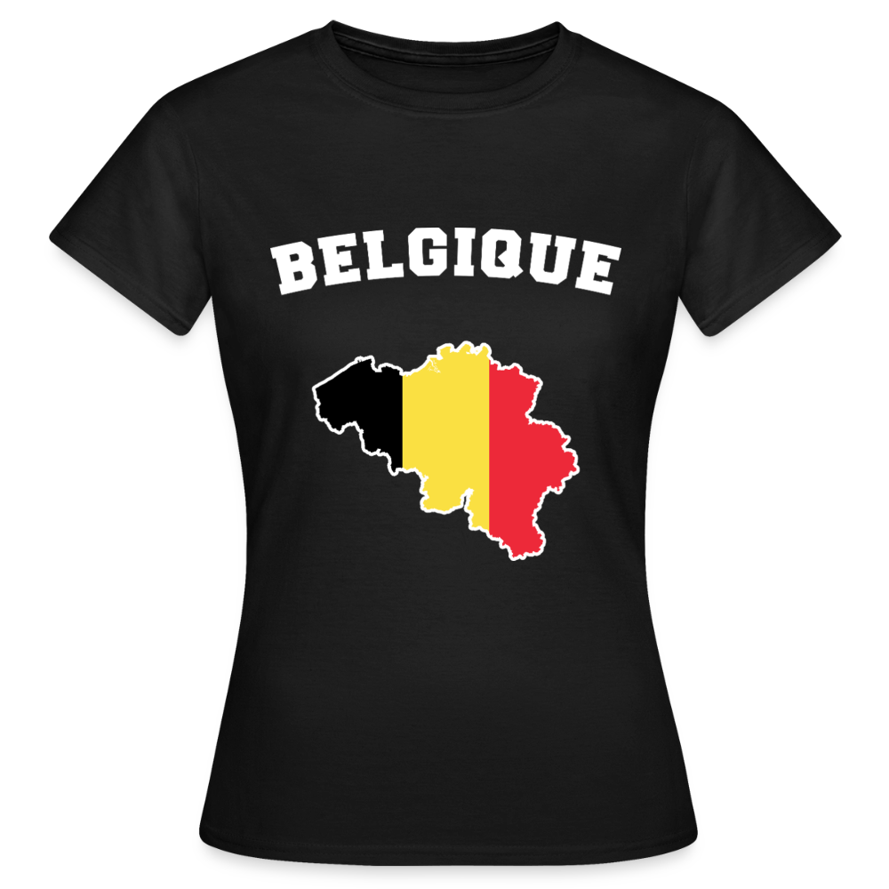 T-shirt Femme - Belgique - noir