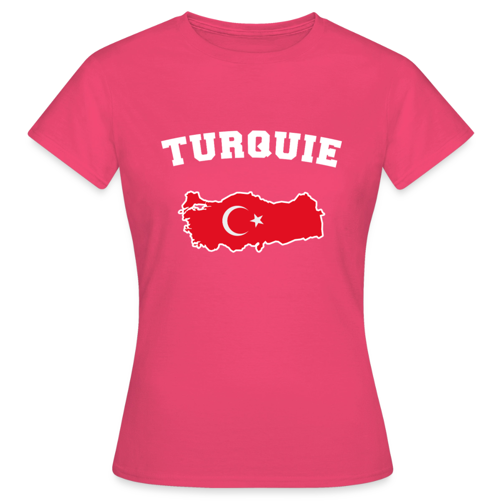 T-shirt Femme - Turquie - rose azalée