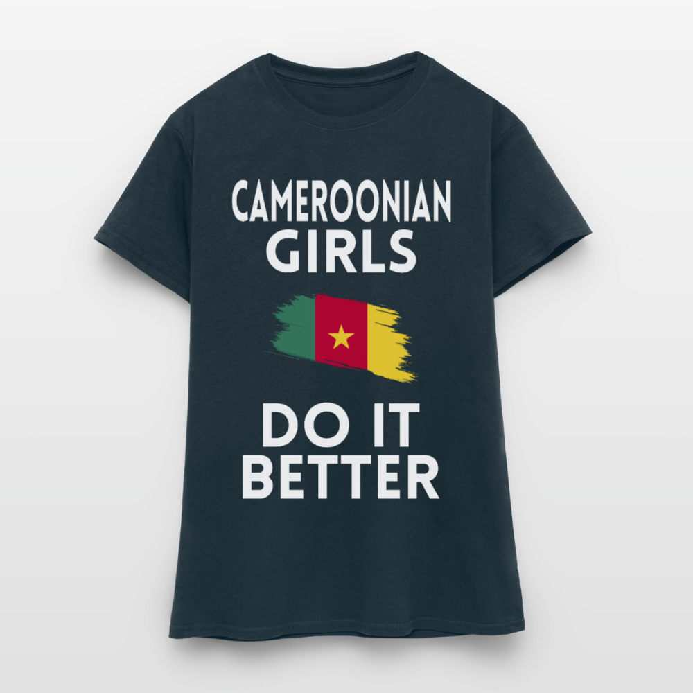 T-shirt femme - Cameroonian Girls Do It Better - marine