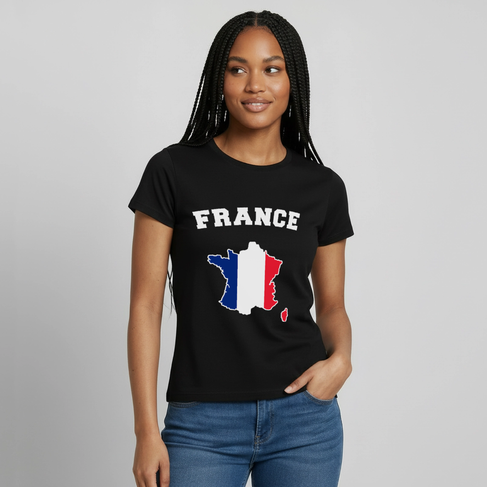 T-shirt Femme - France - noir