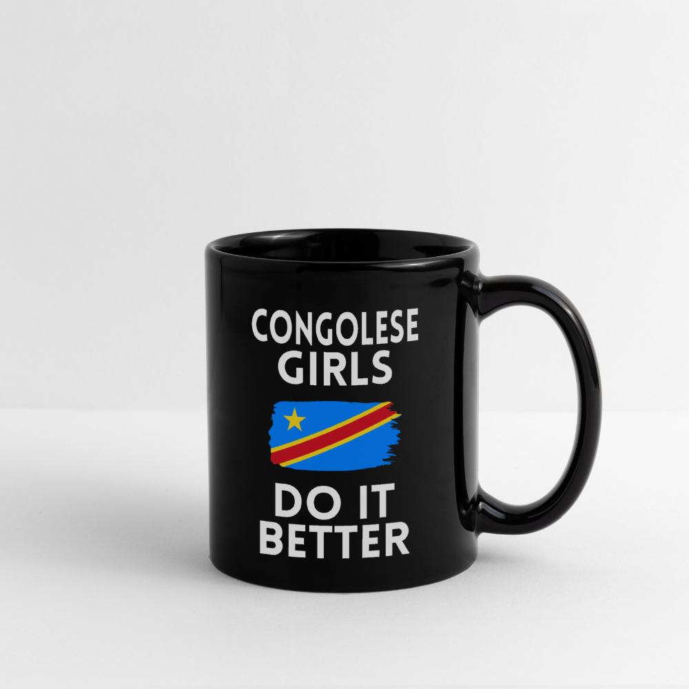 Mug uni Congolese Girls Do It Better - RDC - noir