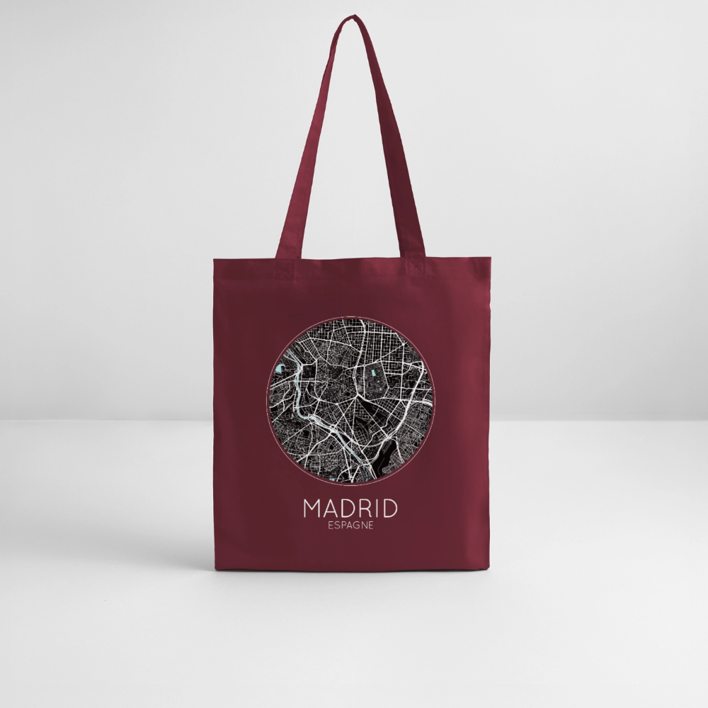 Tote Bag Madrid Bio – Plan de Madrid - bordeaux