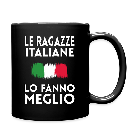 Mug uni - Le ragazze italiane lo fanno meglio - noir