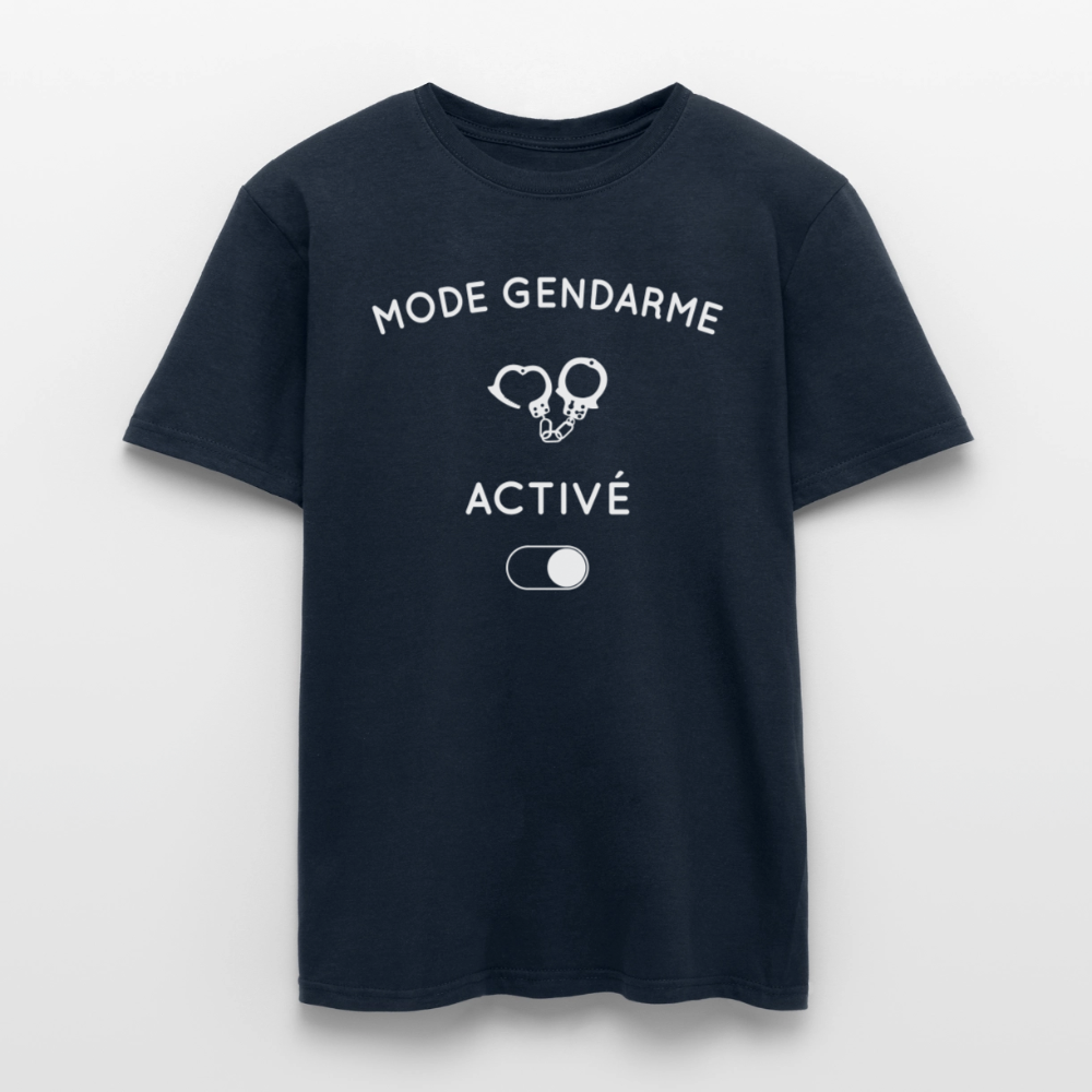 T-shirt Homme - Mode gendarme activé - marine
