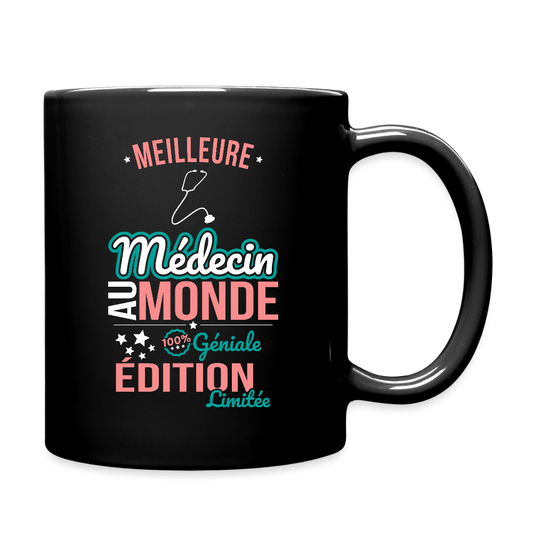 Mug uni - Meilleure Médecin au monde - 100% géniale - noir