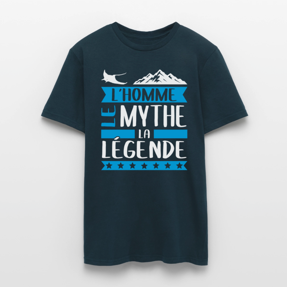 T-shirt homme Raymond rébus – L’homme, le mythe, la légende - marine