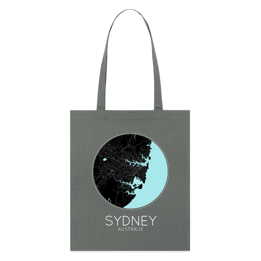 Tote Bag Sydney Bio – Plan de Sydney - charbon