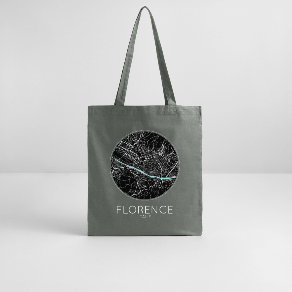 Tote Bag Florence Bio – Plan de Florence - charbon