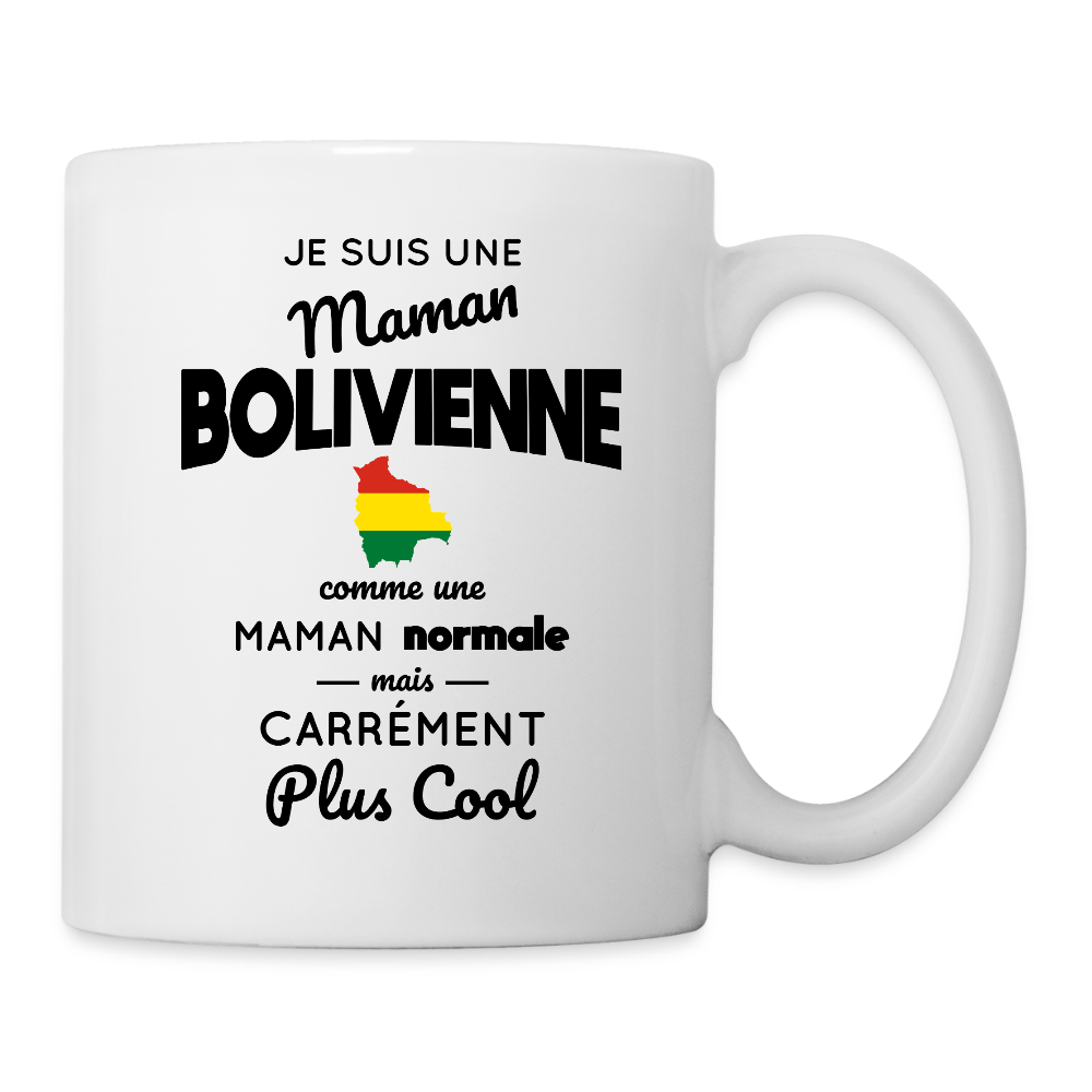 Mug blanc - maman Bolivienne plus cool - blanc