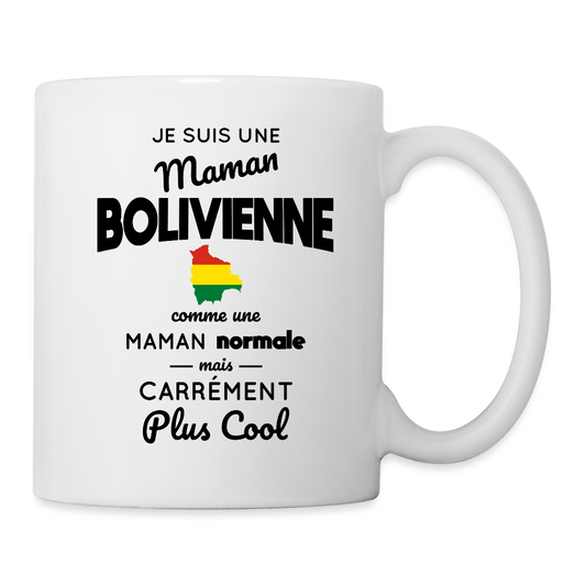 Mug blanc - maman Bolivienne plus cool - blanc