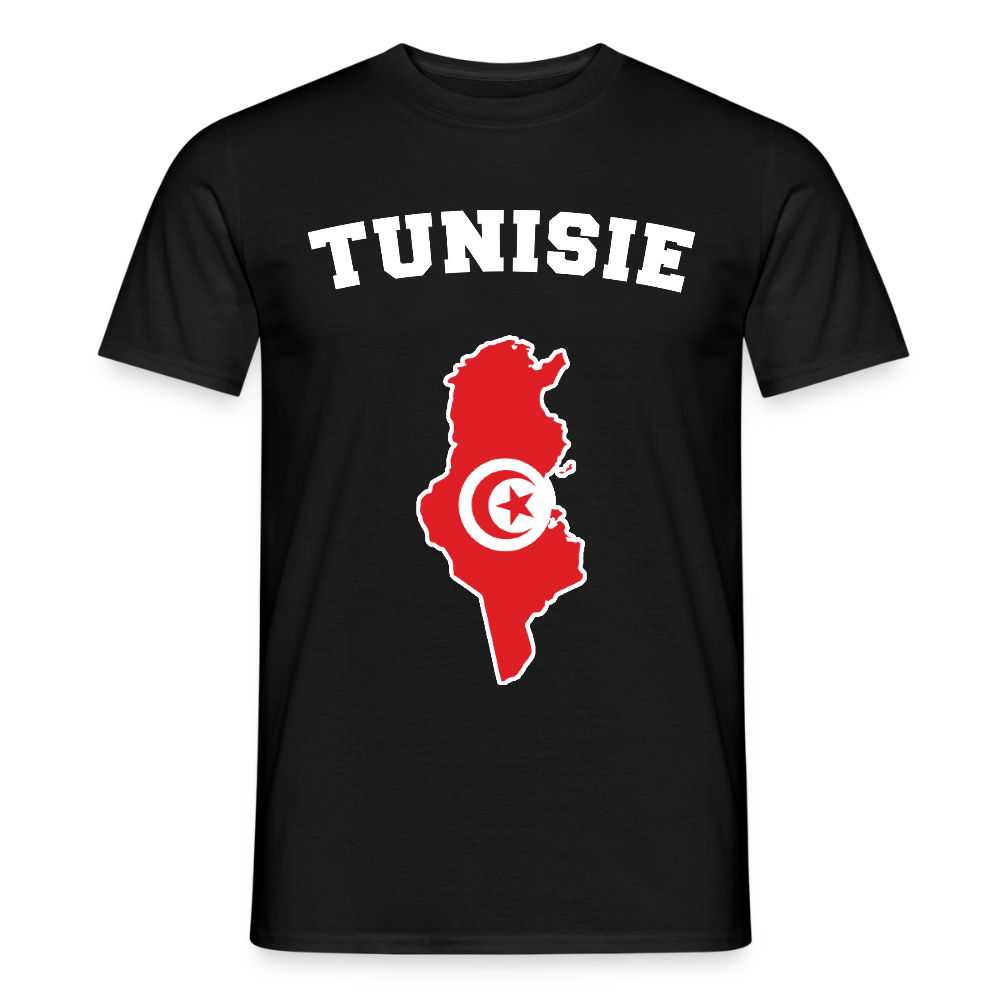 T-shirt Homme - Tunisie - noir