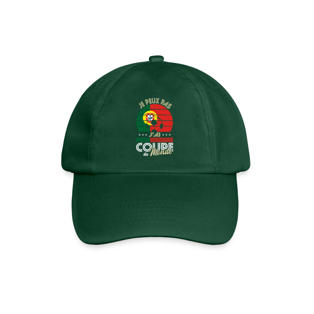 Casquette classique - Je peux pas j'ai Coupe du Monde - Portugal - vert bouteille