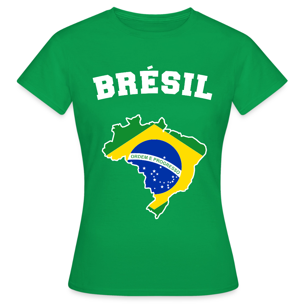 T-shirt Femme - Brésil - vert