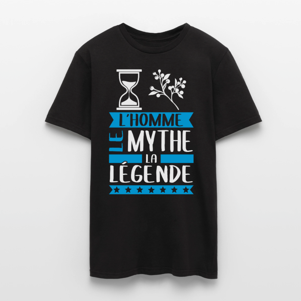 T-shirt homme Tanguy rébus – L’homme, le mythe, la légende - noir