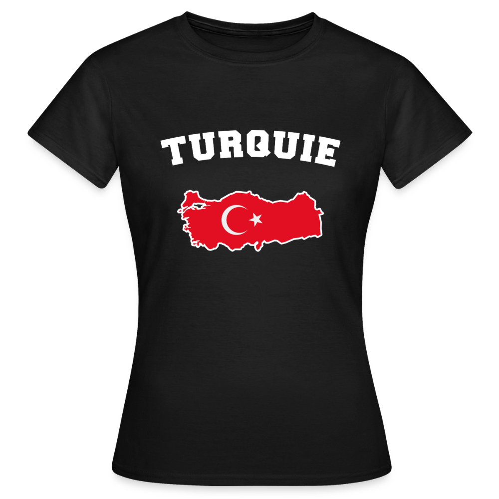 T-shirt Femme - Turquie - noir