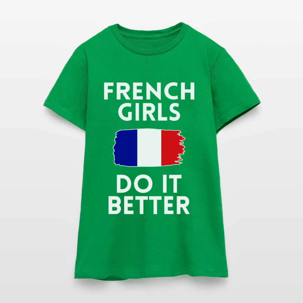 T-shirt femme - French Girls Do It Better - vert