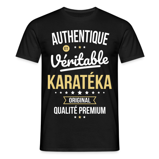 T-shirt Homme - Authentique et véritable Karatéka - noir
