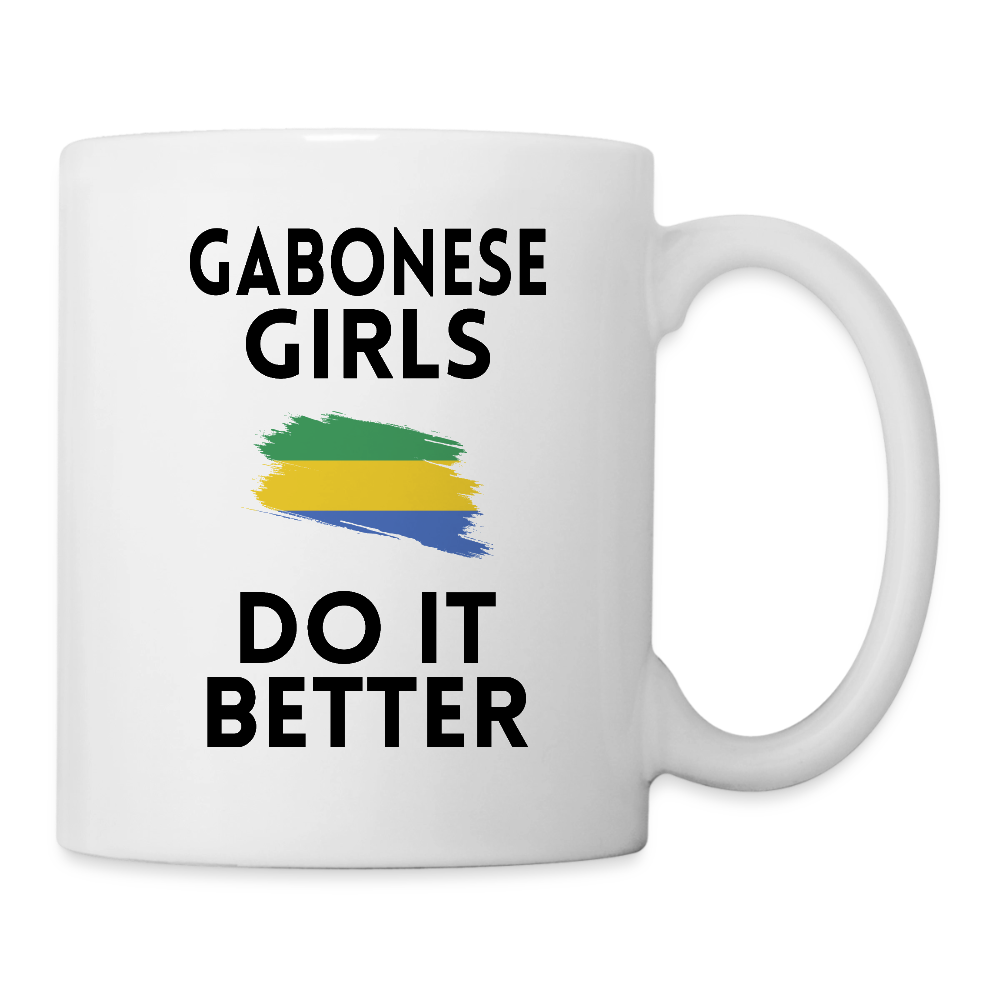 Mug blanc - Gabonese Girls Do It Better - blanc