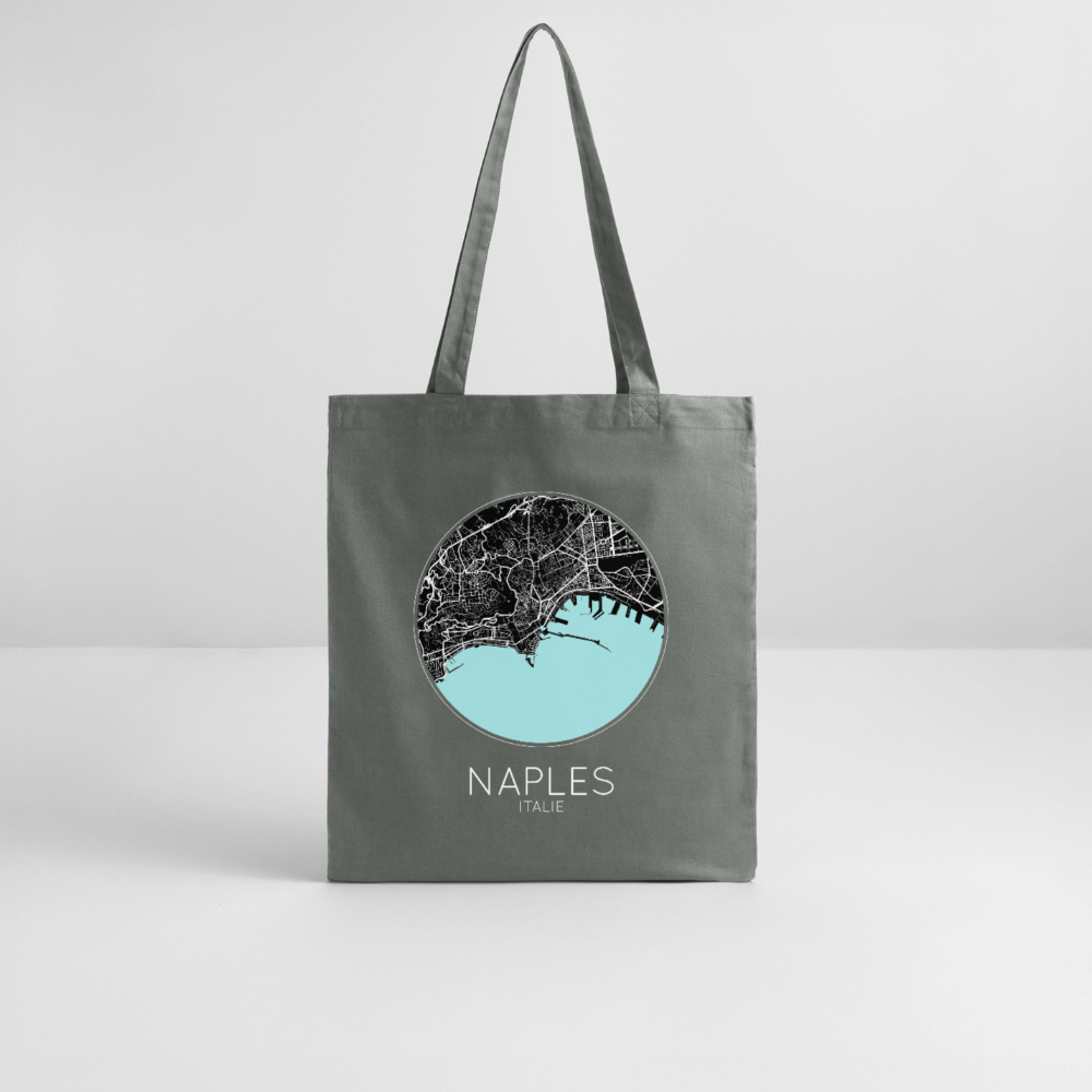 Tote Bag Naples Bio – Plan de Naples - charbon