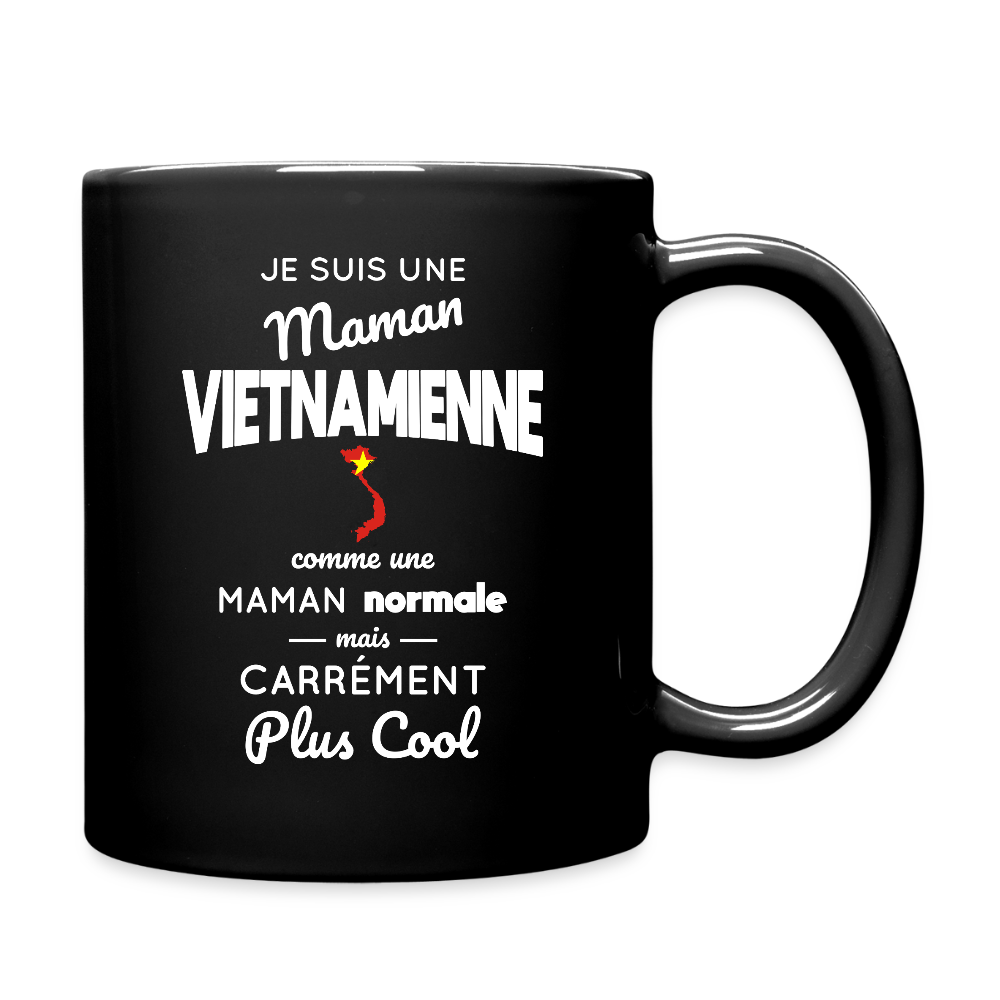 Mug uni - Maman Vietnamienne plus cool - noir