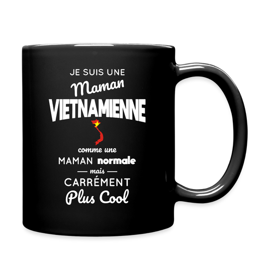 Mug uni - Maman Vietnamienne plus cool - noir