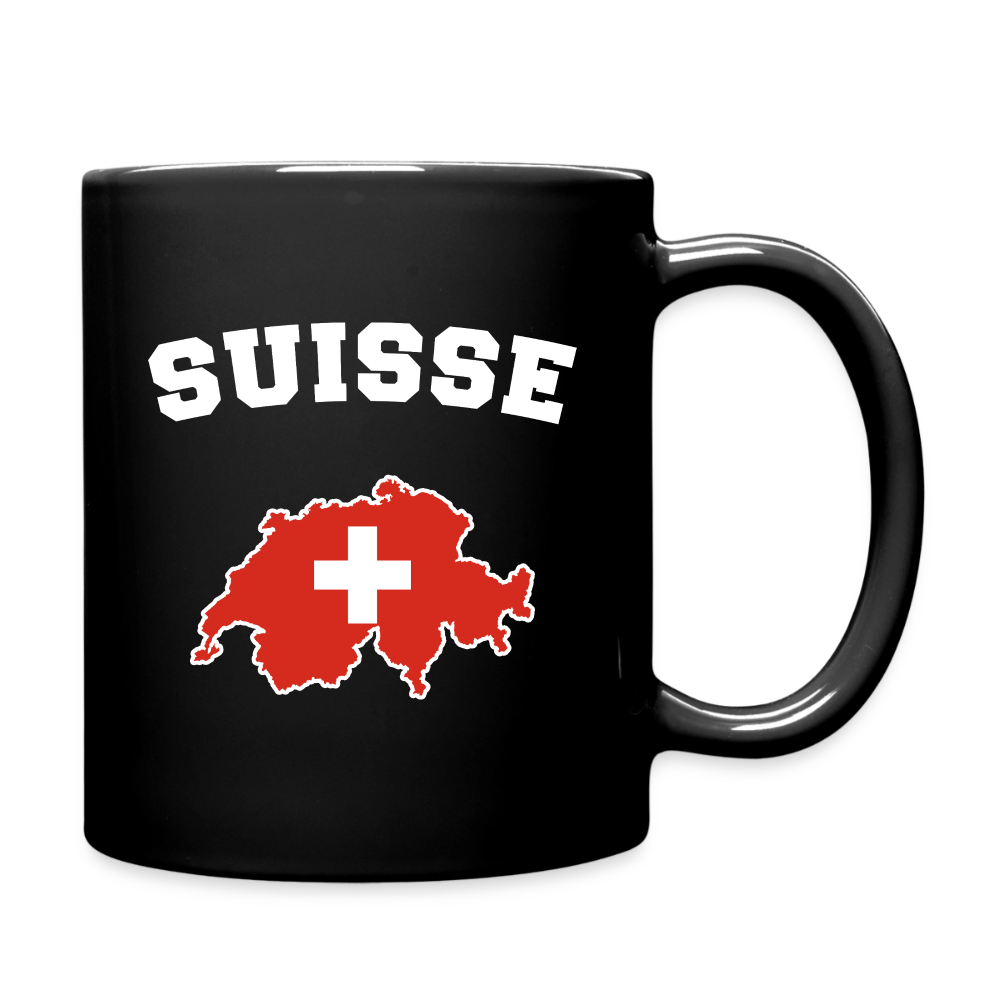 Mug uni - Suisse - noir