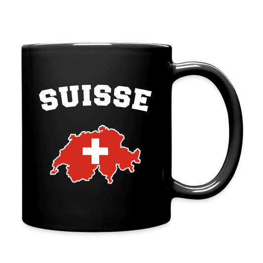 Mug uni - Suisse - noir