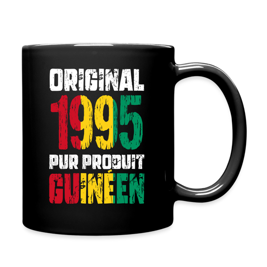 Mug uni - Anniversaire 30 Ans - Original 1995 - Pur produit Guinéen - noir