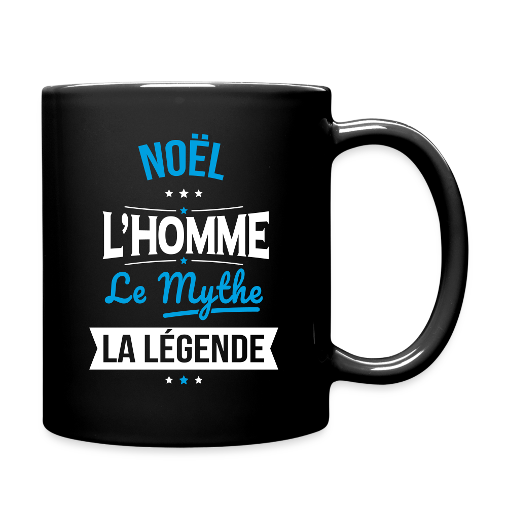 Mug uni - Noël - l'Homme - le Mythe - la Légende - noir