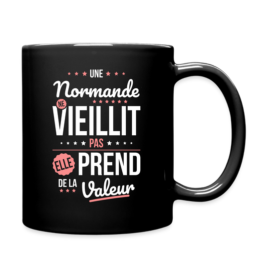 Mug uni - Une Normande ne vieillit pas - noir