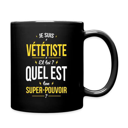 Mug uni - Je suis vététiste - Super-pouvoir - noir