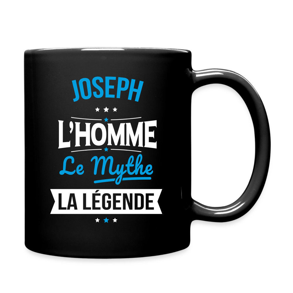 Mug uni - Joseph - l'Homme - le Mythe - la Légende - noir