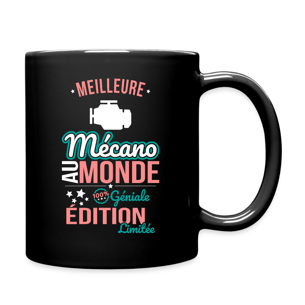 Mug uni - Meilleure Mécano au monde - 100% géniale - noir
