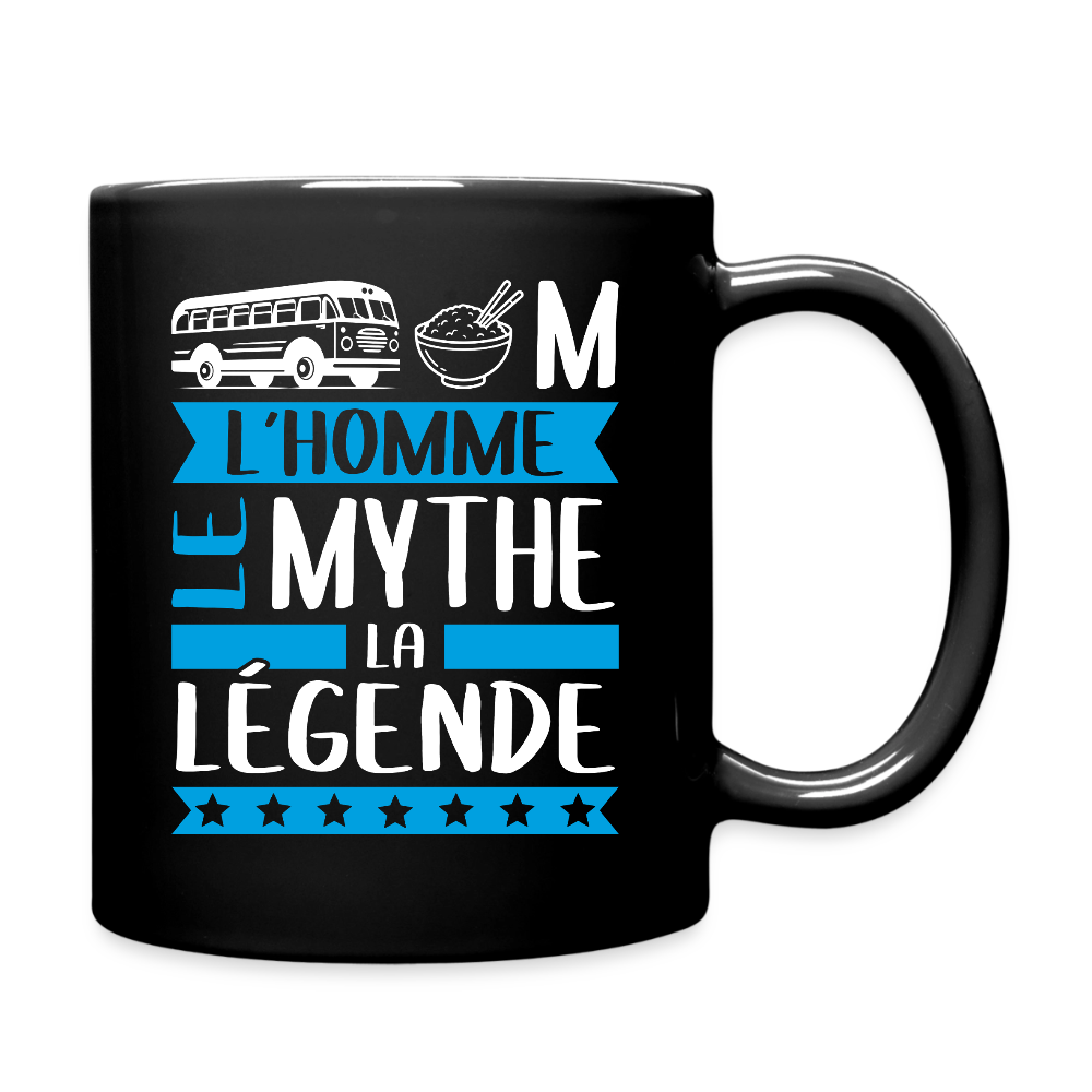 Mug uni Karim rébus – L’homme, le mythe, la légende - noir