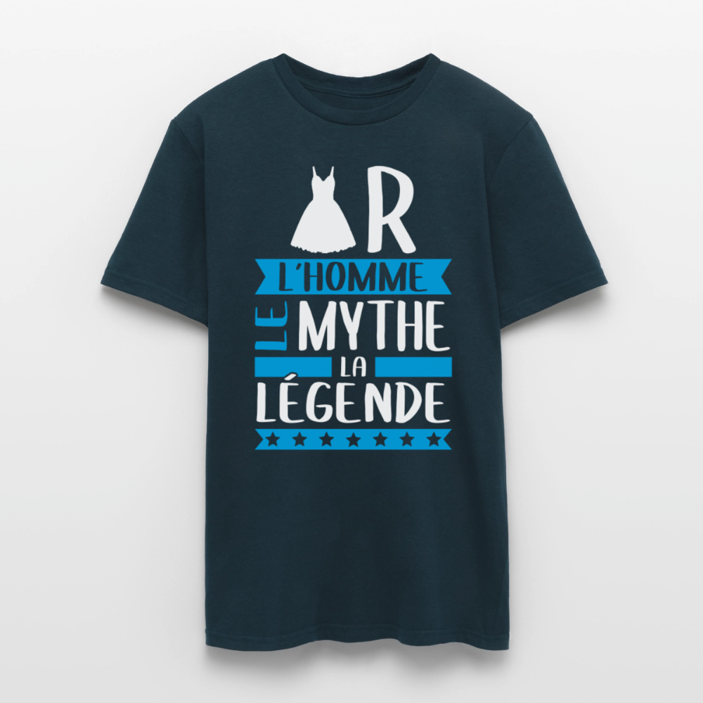 T-shirt homme Robert rébus – L’homme, le mythe, la légende - marine