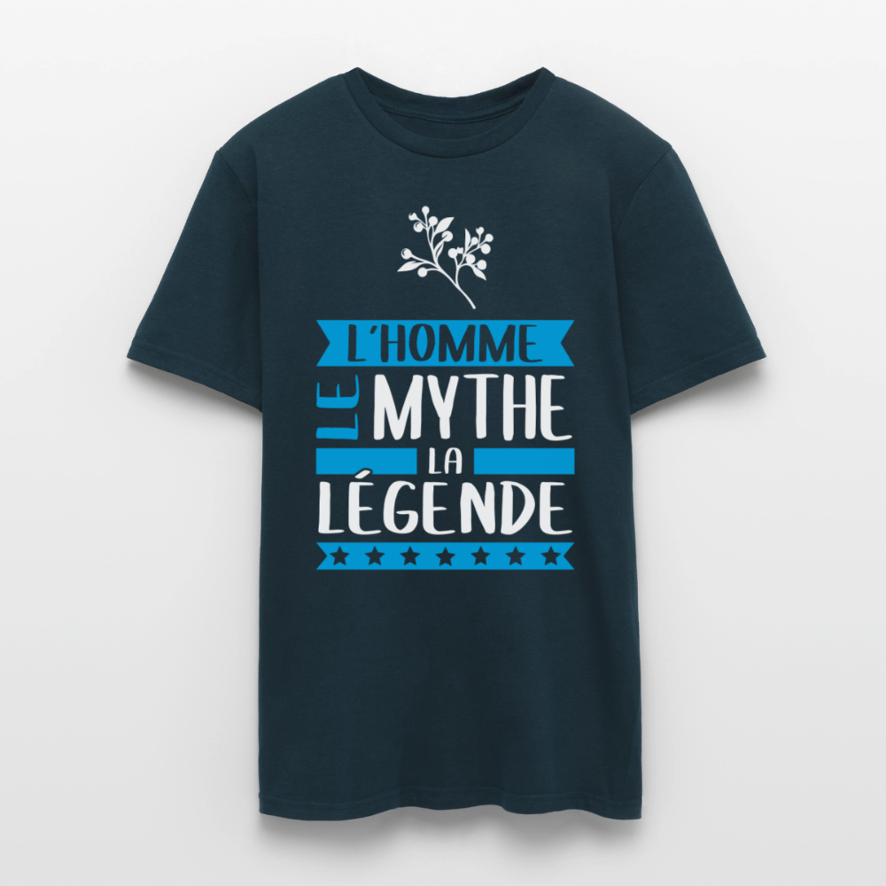 T-shirt homme Guy rébus – L’homme, le mythe, la légende - marine