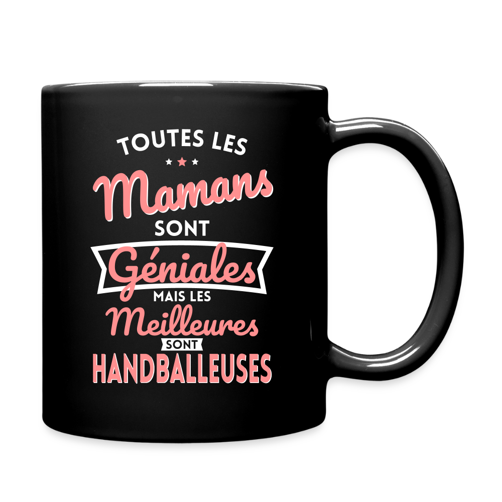 Mug uni - Mamans géniales - Les meilleures sont handballeuses - noir