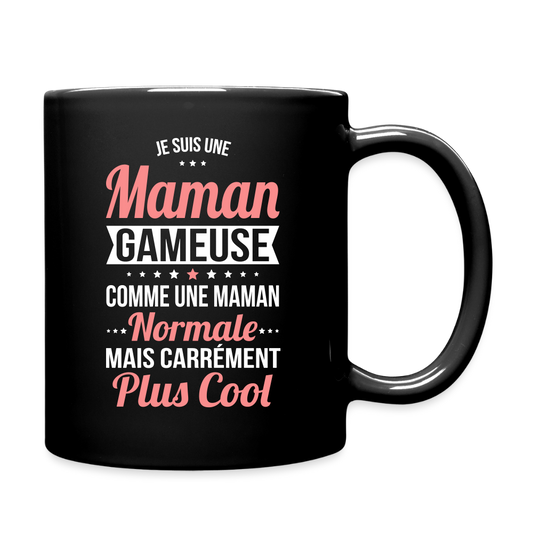 Mug uni - Maman gameuse plus cool - noir