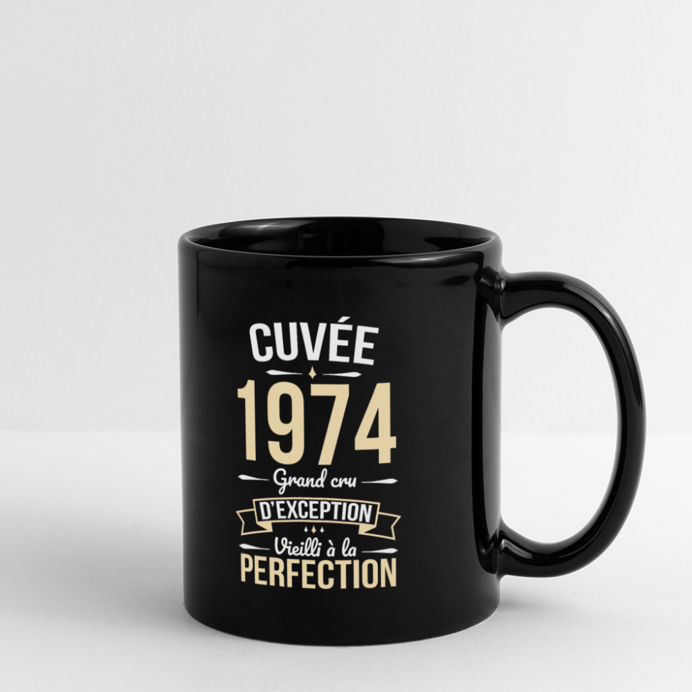 Mug uni - Anniversaire 51 Ans - Cuvée 1974 - noir