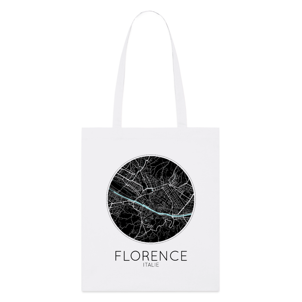 Tote Bag Florence Bio Coloris Clair – Plan de Florence - blanc