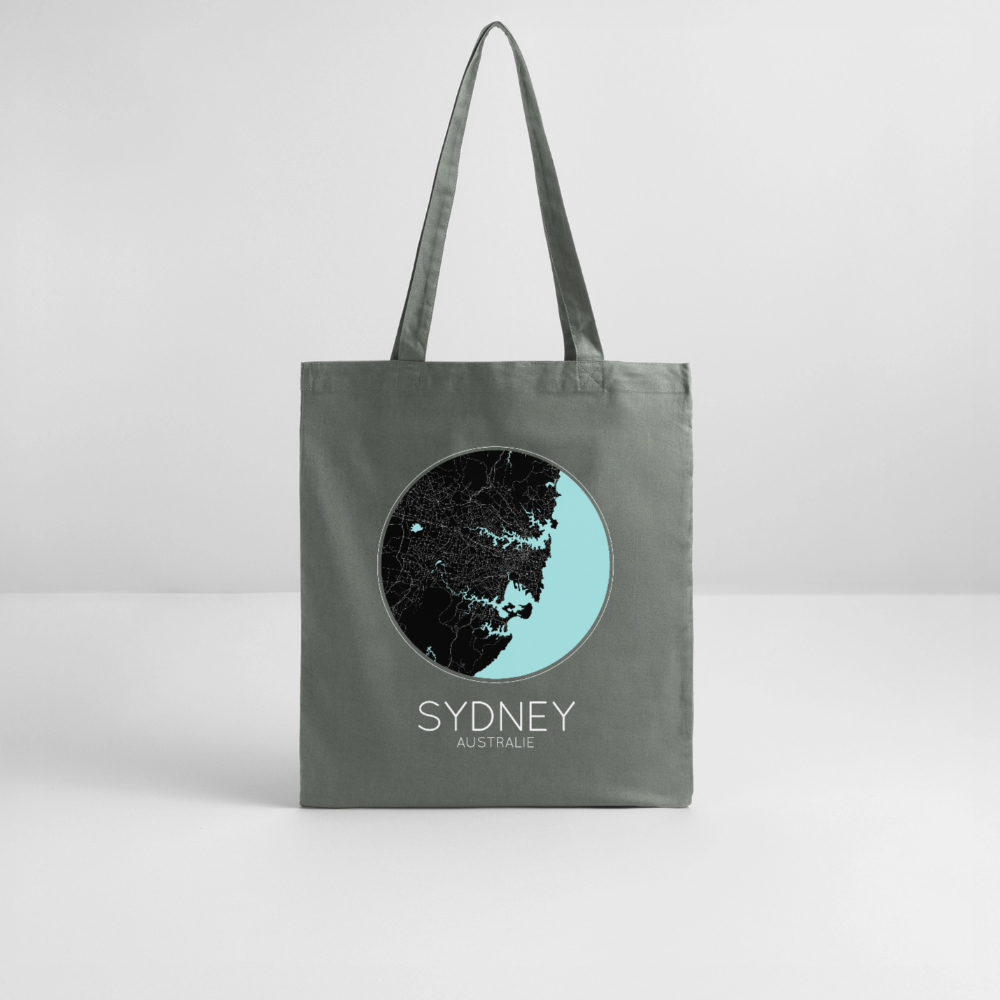 Tote Bag Sydney Bio – Plan de Sydney - charbon