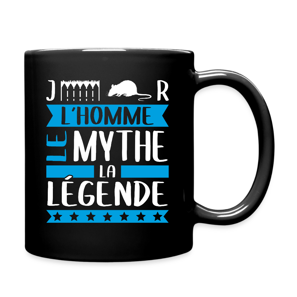 Mug uni Gérard rébus – L’homme, le mythe, la légende - noir