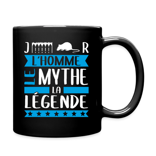 Mug uni Gérard rébus – L’homme, le mythe, la légende - noir