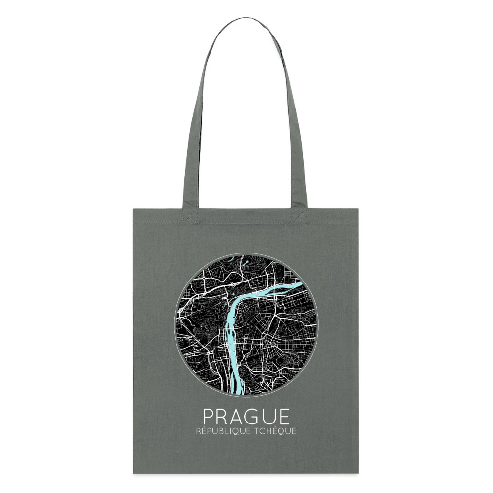 Tote Bag Prague Bio – Plan de Prague - charbon
