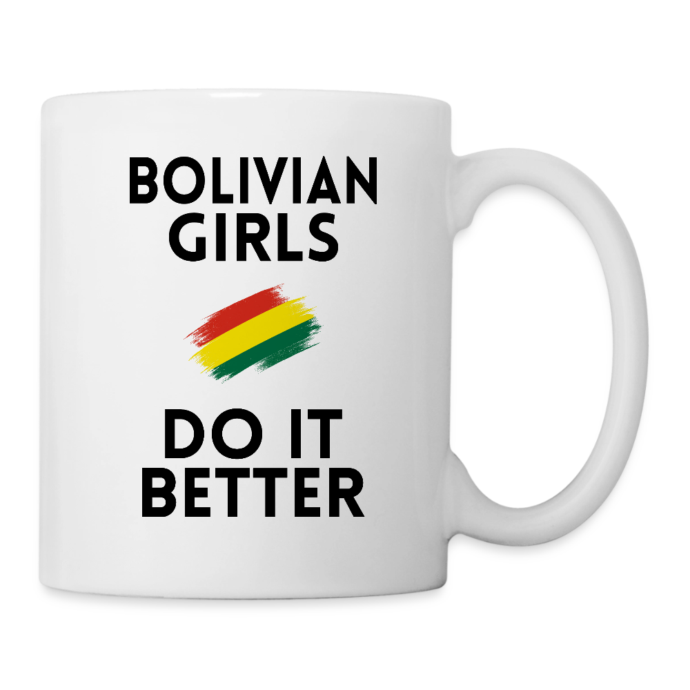 Mug blanc - Bolivian Girls Do It Better - blanc