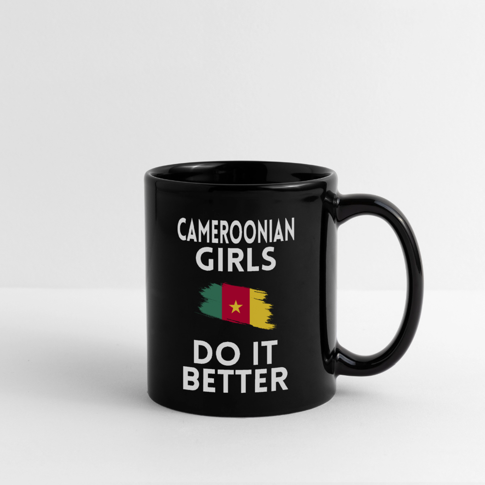 Mug uni - Cameroonian Girls Do It Better - noir