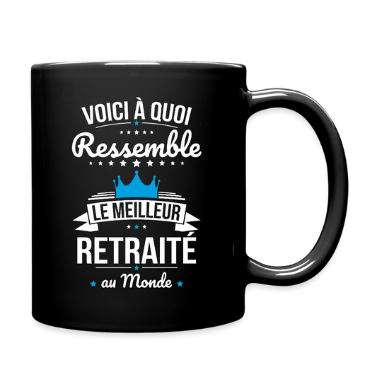 Mug uni Homme Retraité – Le Meilleur Retraité au Monde - noir
