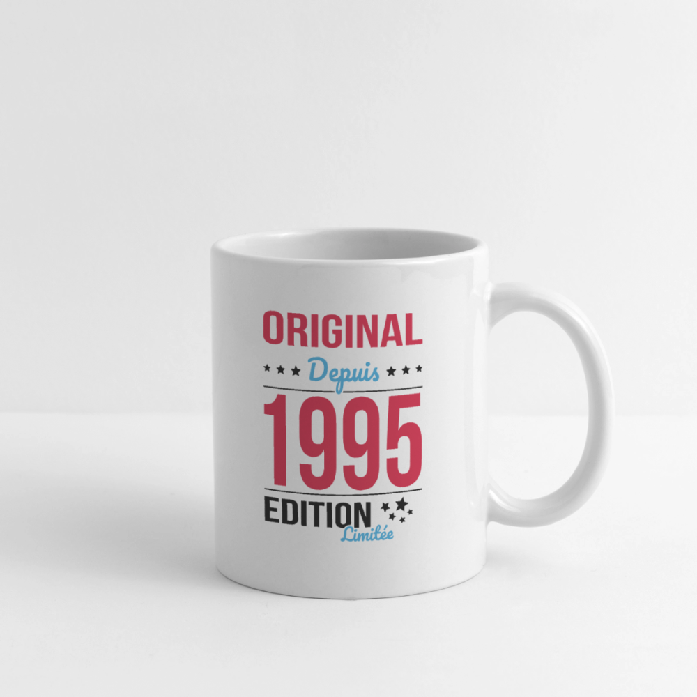 Mug blanc - Anniversaire 30 Ans - Original depuis 1995 - blanc