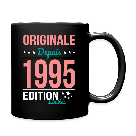 Mug uni - Anniversaire 30 Ans - Originale depuis 1995 - noir